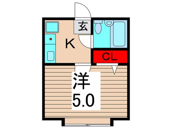 綾瀬ピースベルＳの物件間取画像